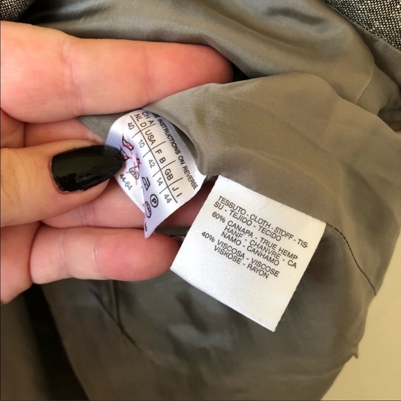 MaxMara | Double Breasted Hemp Blazer - Picture 5 of 7